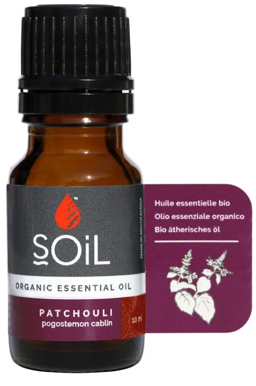Ulei Esential Patchouli 100% Organic Ecocert, 10ml, Soil 