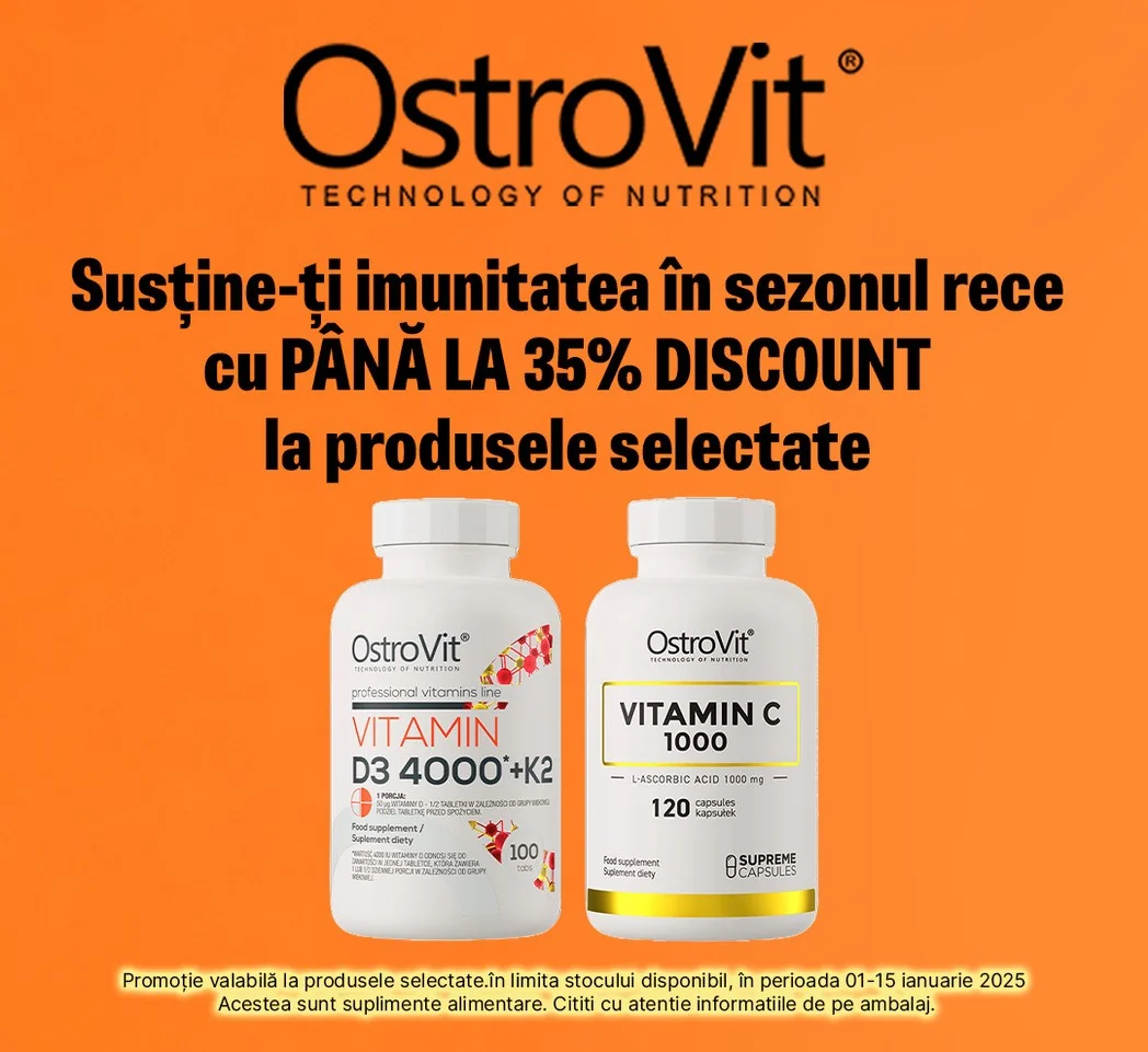 Oferta campanie healthy 1-15 ianuarie 2025 Ostrovit