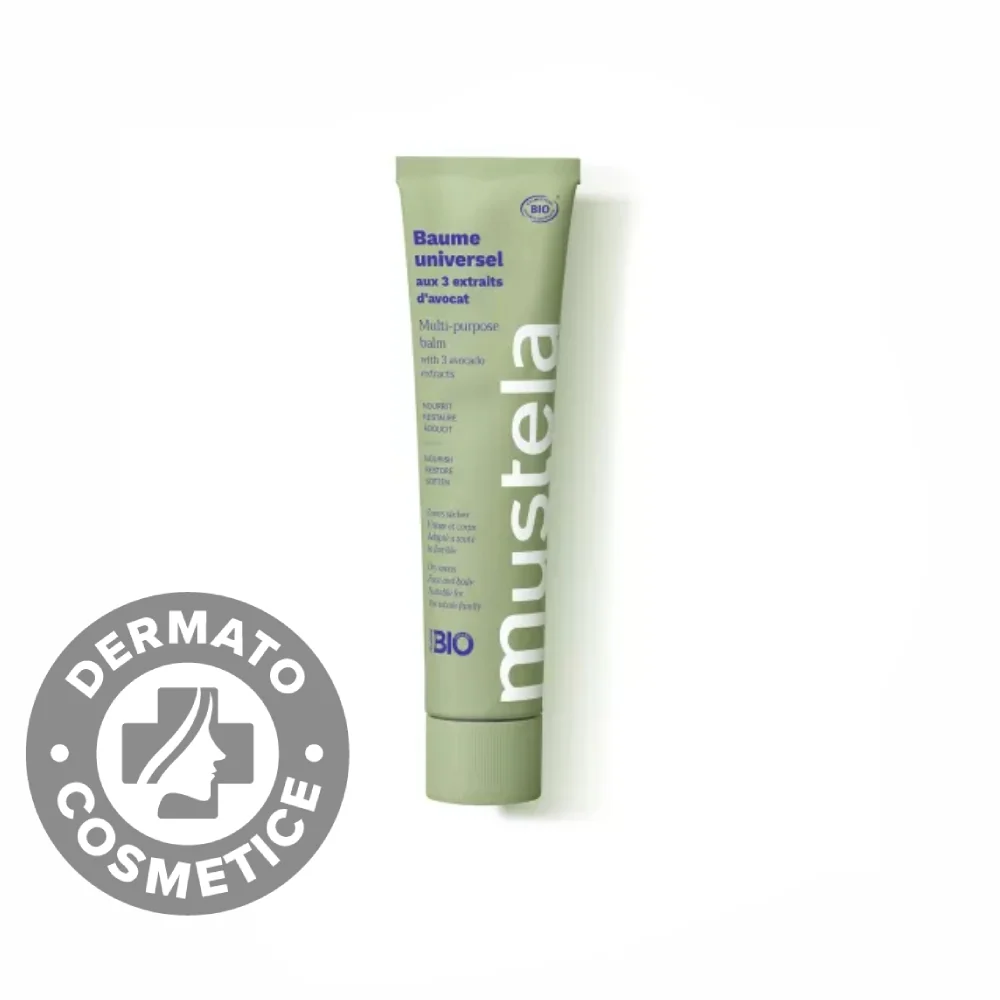 Balsam multi-functional Bio cu 3 extracte de avocado, 75ml, Mustela