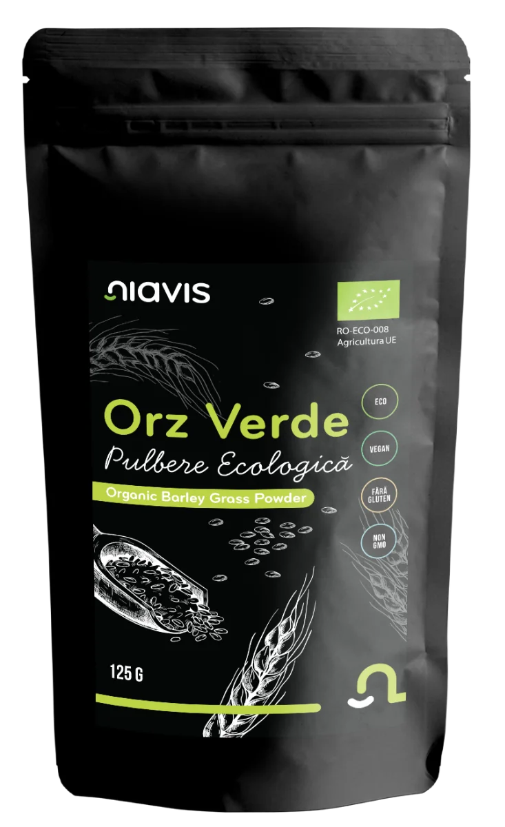 Orz verde Pulbere ecologica, 125g, Niavis