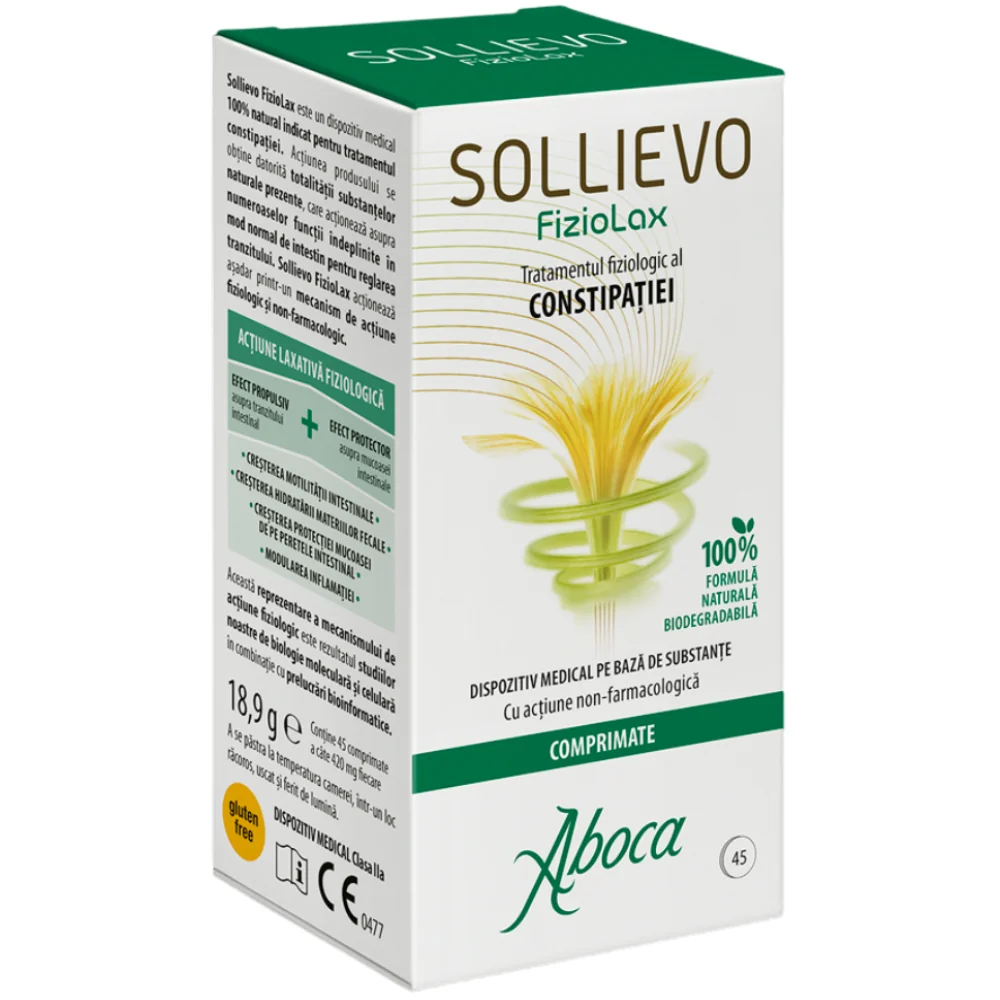 Sollievo Fiziolax DM, 45 tablete, Aboca