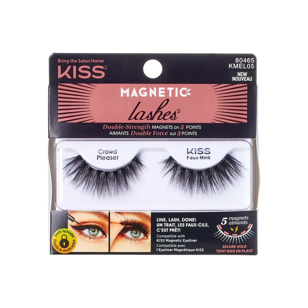 Gene false Magnetic Lashes Crowd Pleaser, 1 pereche, Kiss