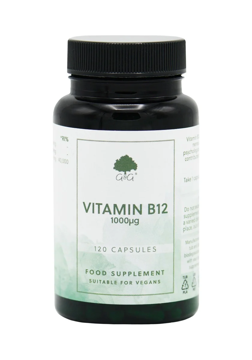 Vitamina B12 Metilcobalamina 1000µg, 120 capsule, G&G