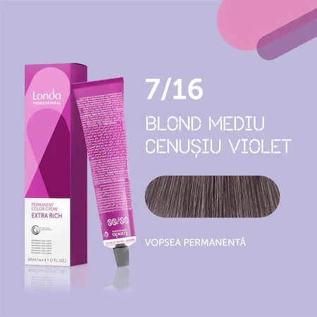 Vopsea permanenta 7/16 Extra Rich, 60ml, Londa Professional 