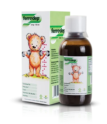 Sirop pentru copii Ferrodep, 150ml, Dr. Phyto