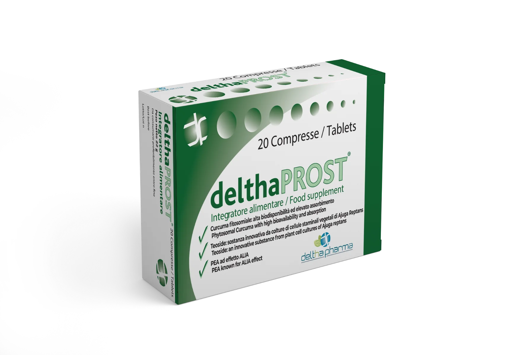 Delthaprost pentru prostata, 20 tablete, Deltha Pharma