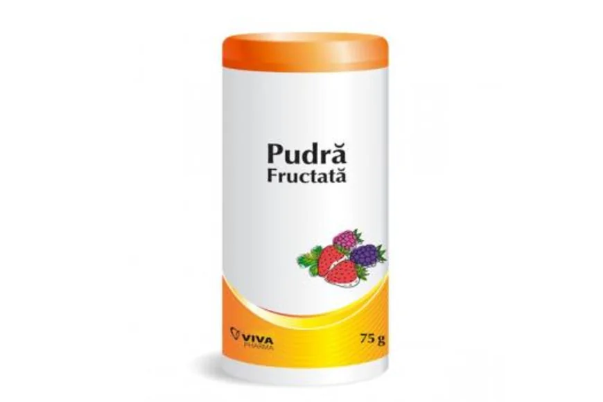 Pudra fructata, 75 g, Vitalia