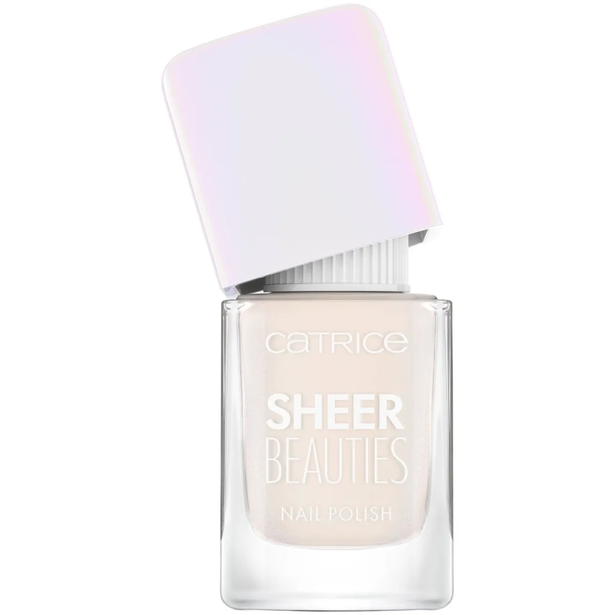 Lac pentru unghii Sheer Beauties Nail Polish 010 - Milky Not Guilty, 10.5ml, Catrice 