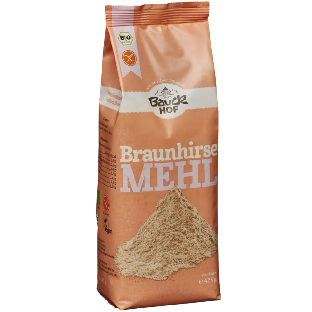 Faina de mei ecologica fara gluten, 425g, Bauckhof