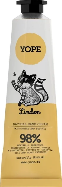 Crema naturala de maini Linden, 50ml, Yope