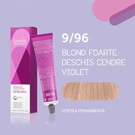 Vopsea de par permanenta 9/96 Extra Rich, 60ml, Londa Professional 