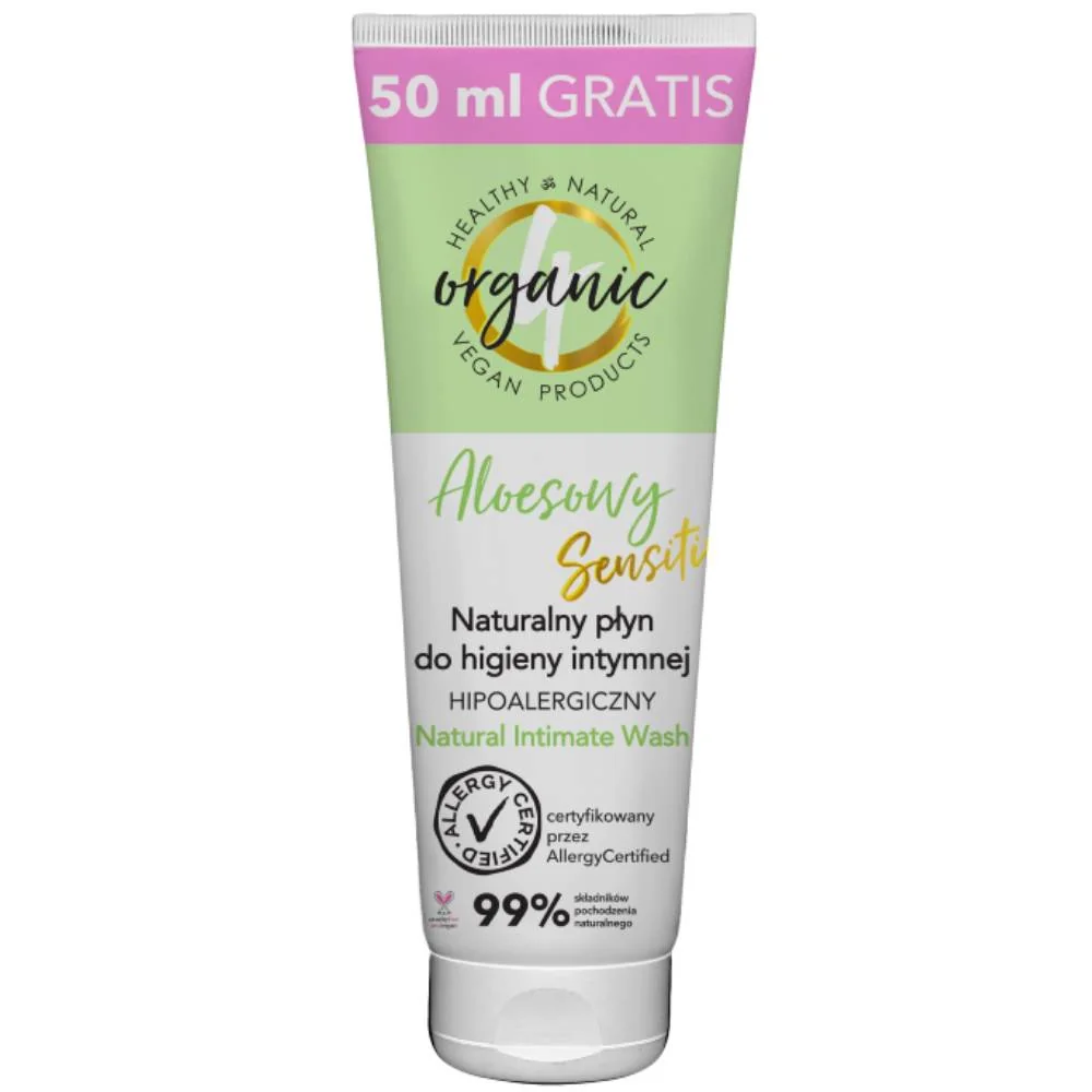 Gel intim Aloe, 200+50ml, 4Organic