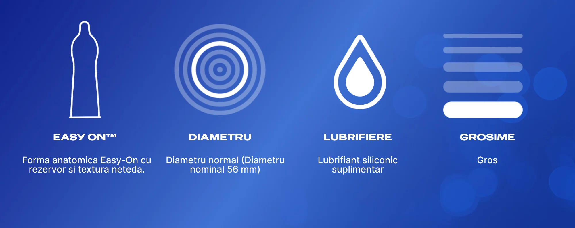 Prezentare caracteristici prezervative Durex Extra Safe