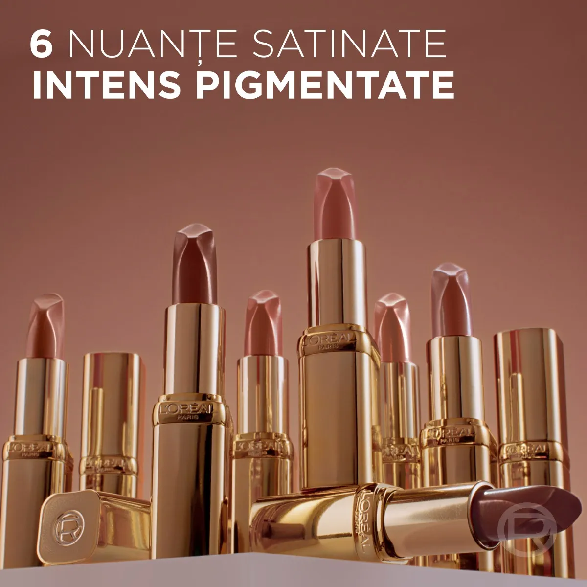 Ruj satinat Color Riche Nudes of Worth 570 Worth It Intense, 4.8g, L'Oreal Paris 