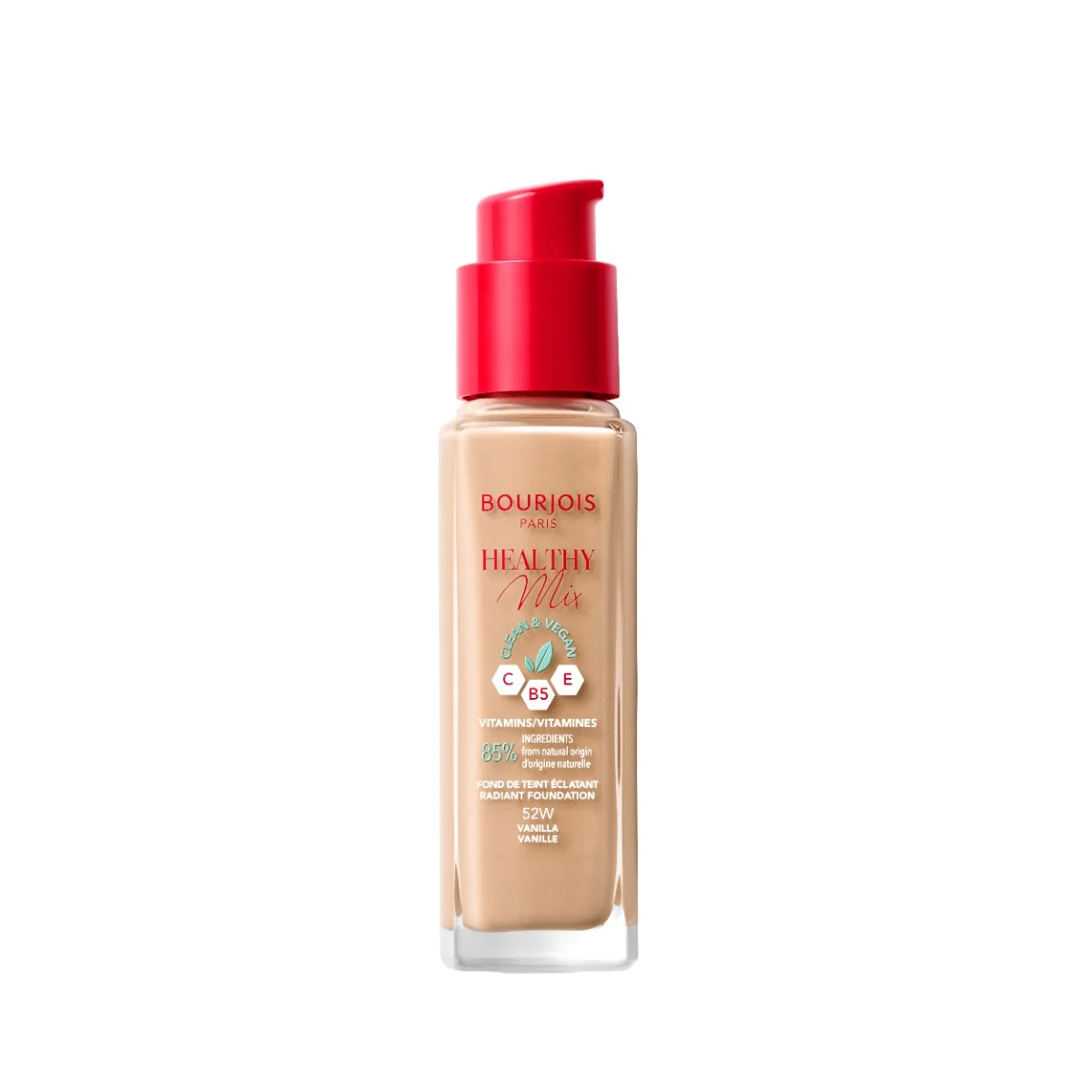 Fond de ten Healthy Mix 52 Vanilla, 30ml, Bourjois 