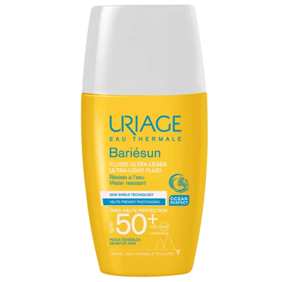 Fluid ultra lejer pentru protectie solara cu SPF 50+ Bariesun, 30ml, Uriage 