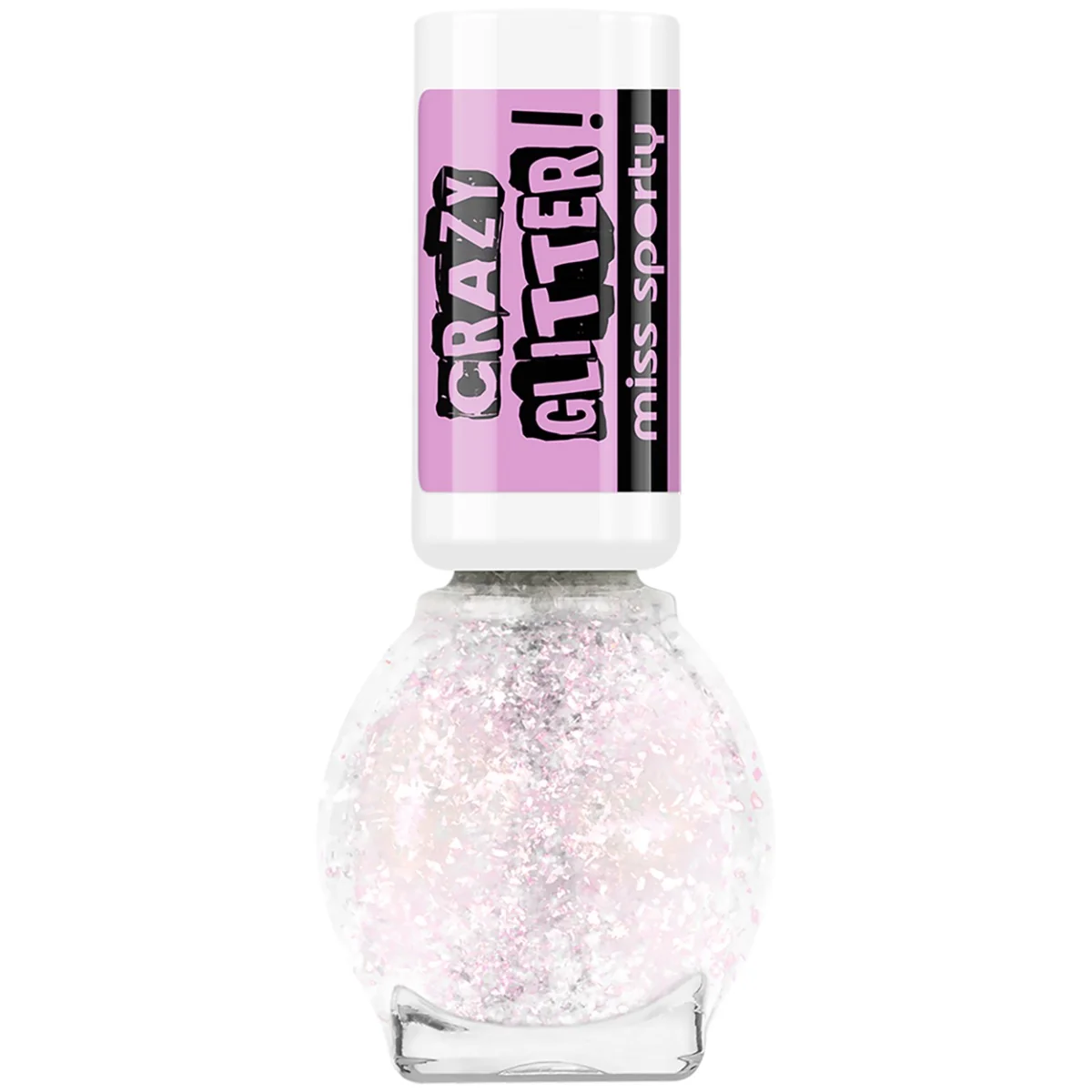 Lac de unghii Crazy Glitter 030, 7ml, Miss Sporty