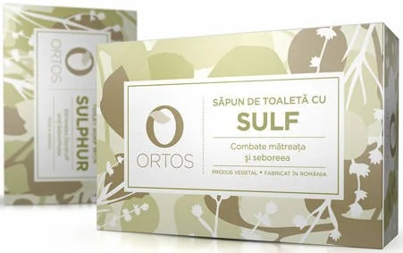 Sapun cu sulf, 100g, Ortos