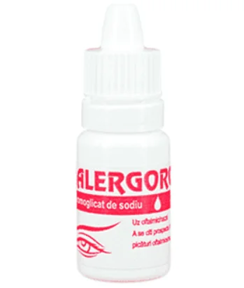 Solutie oftalmologica Alergorom 20mg/10 ml, 1 flacon, Rompharm