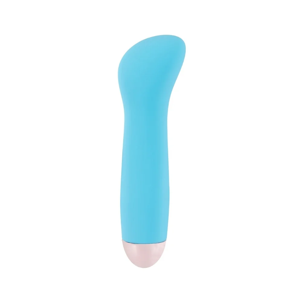 Mini vibrator cu 7 moduri de vibratie albastru, 1 bucata, Cuties 