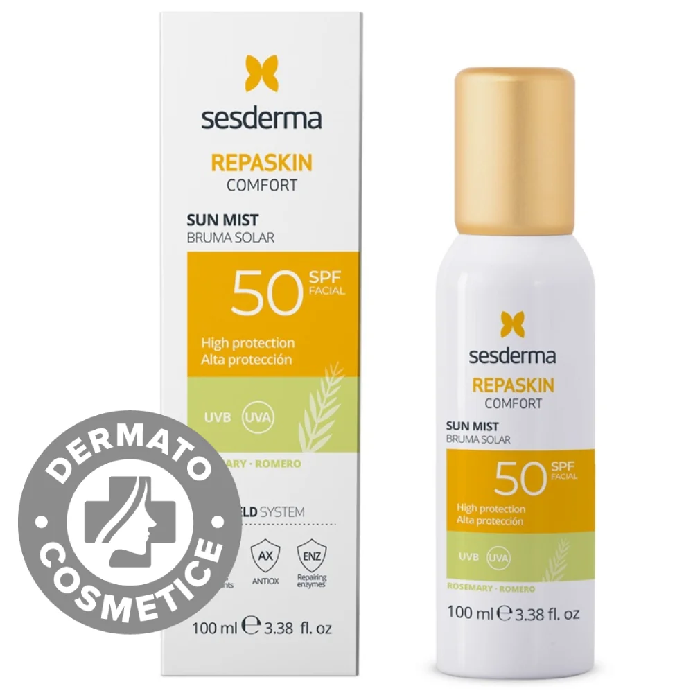 Mist cu protectie solara Repaskin Comfort Rozmarin, 100ml, Sesderma