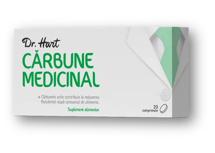 Dr.Hart Carbune medicinal, 20 comprimate