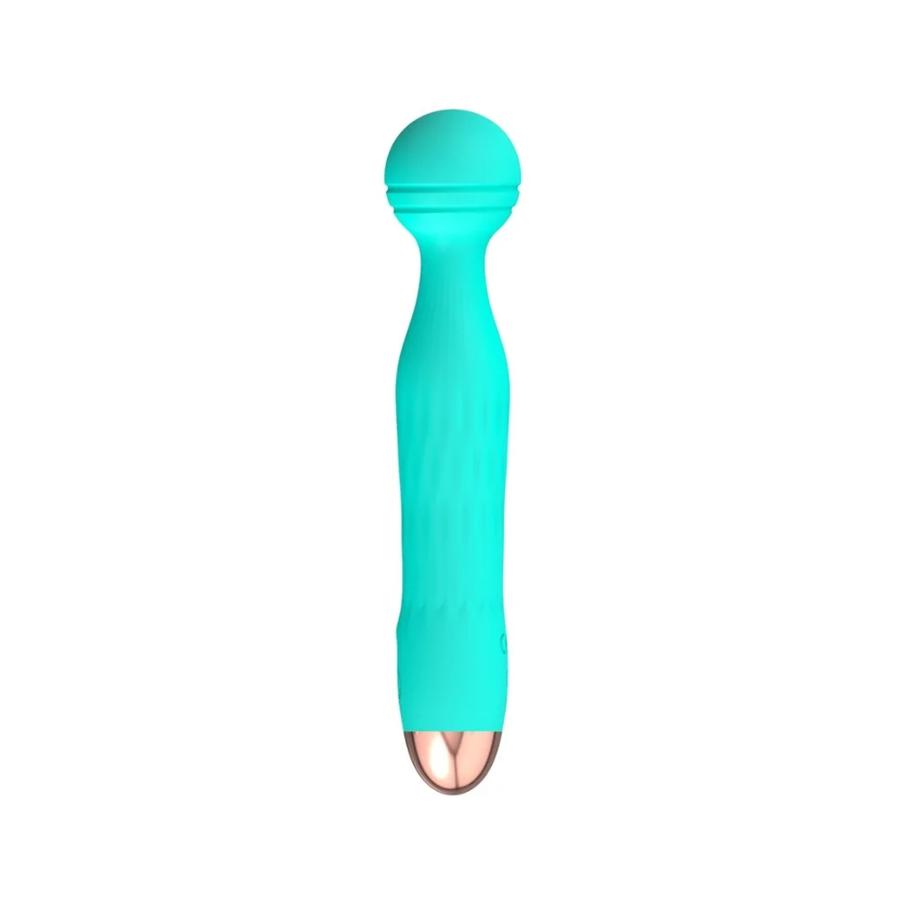 Mini vibrator cu 7 moduri de vibratie turcoaz, 1 bucata, Cuties