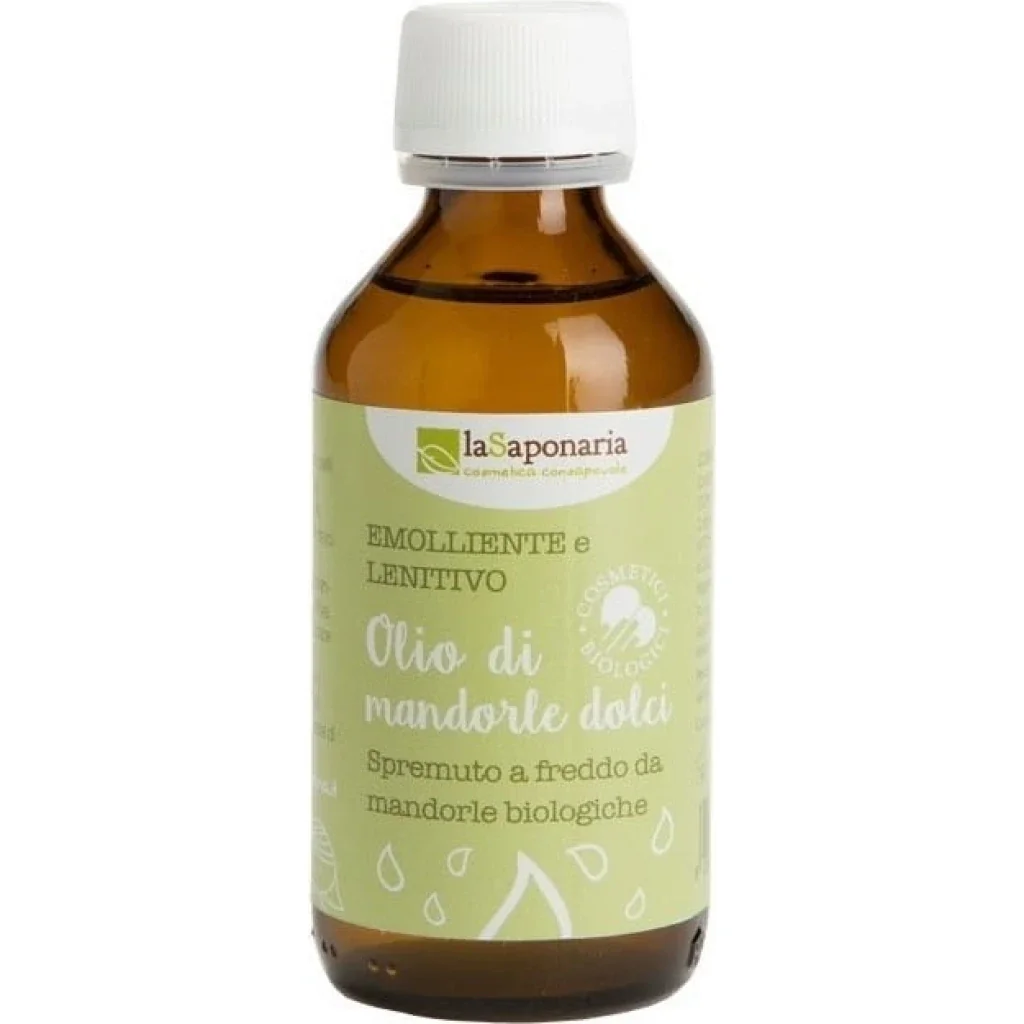 Ulei organic pur de migdale dulci, 100ml, La Saponaria