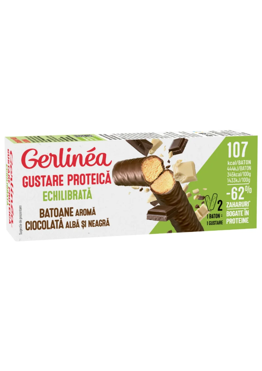 Mini pack batoane duo ciocolata, 62g, Gerlinea 