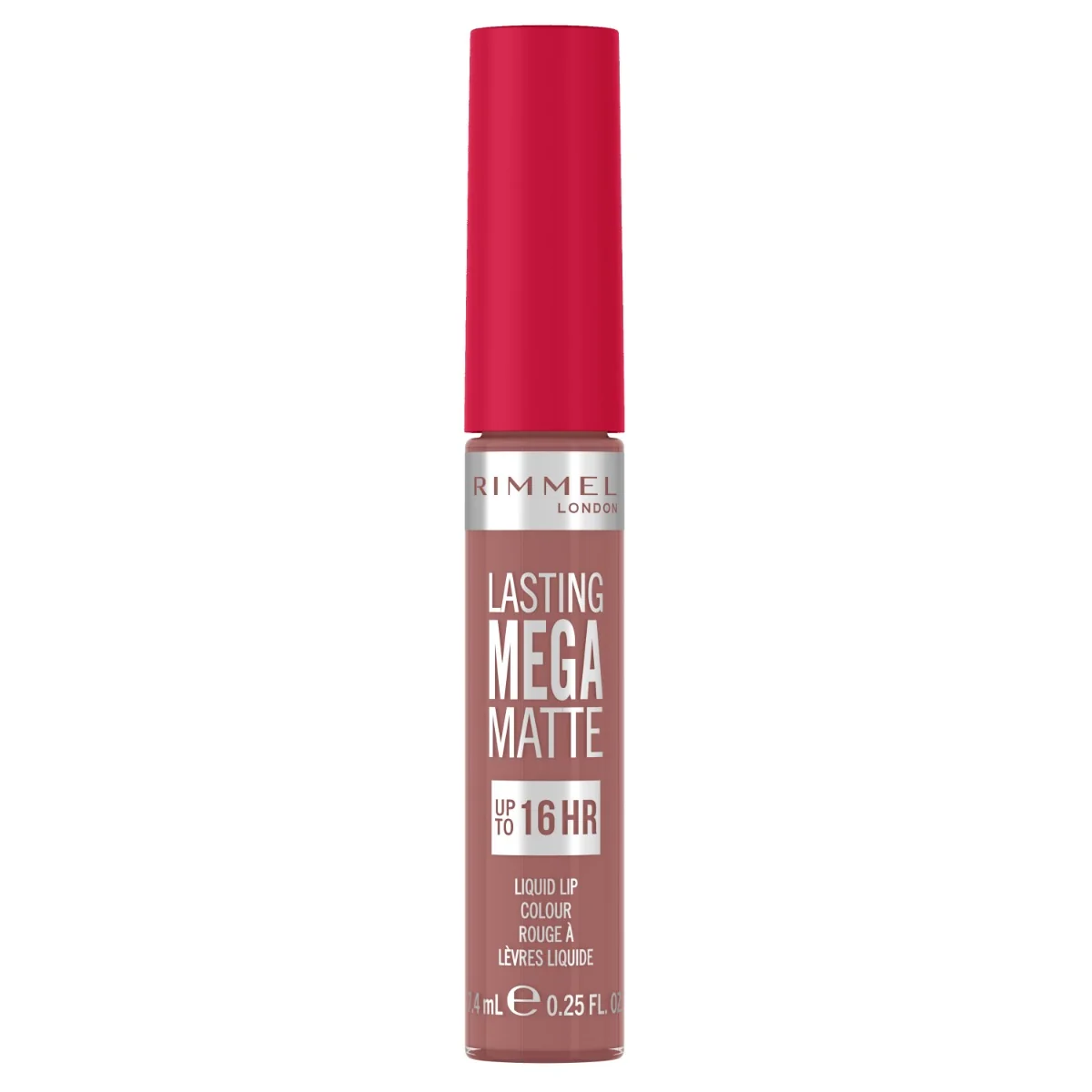 Ruj lichid Lasting Mega Matte 709 Strapless, 7.4ml, Rimmel London ​ 