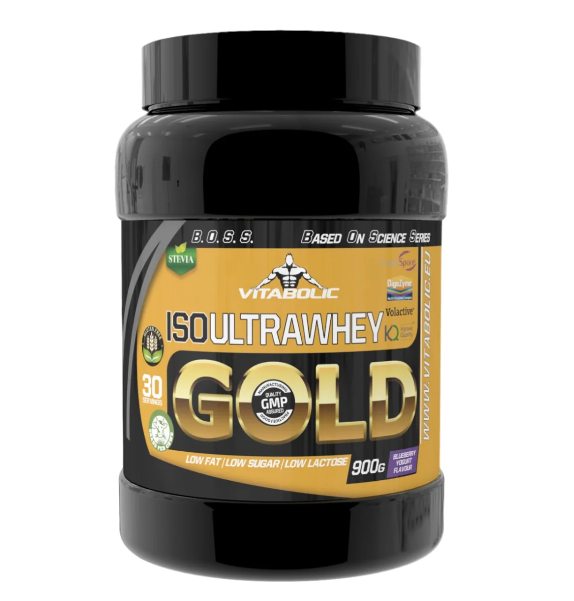 ISO UltraWhey Gold Blueberry Cream, 900g, Vitabolic