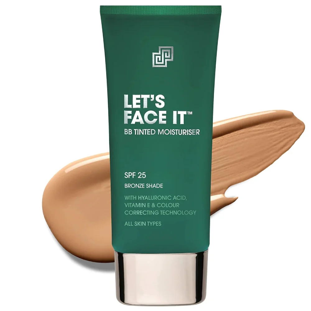 BB Cream hidratant pentru barbati SPF 25 nuanta Bronze Lets's Face It, 50ml, Shakeup Cosmetics