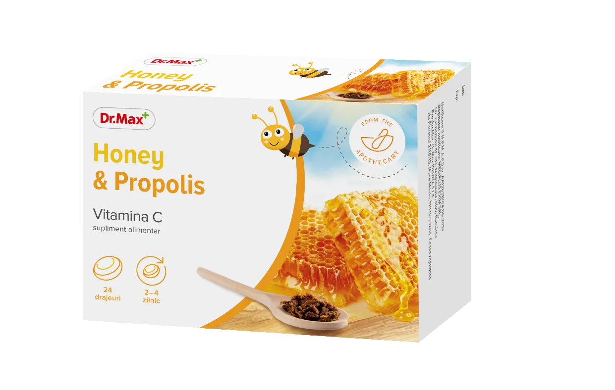 Dr. Max Honey&Propolis, 24 drajeuri