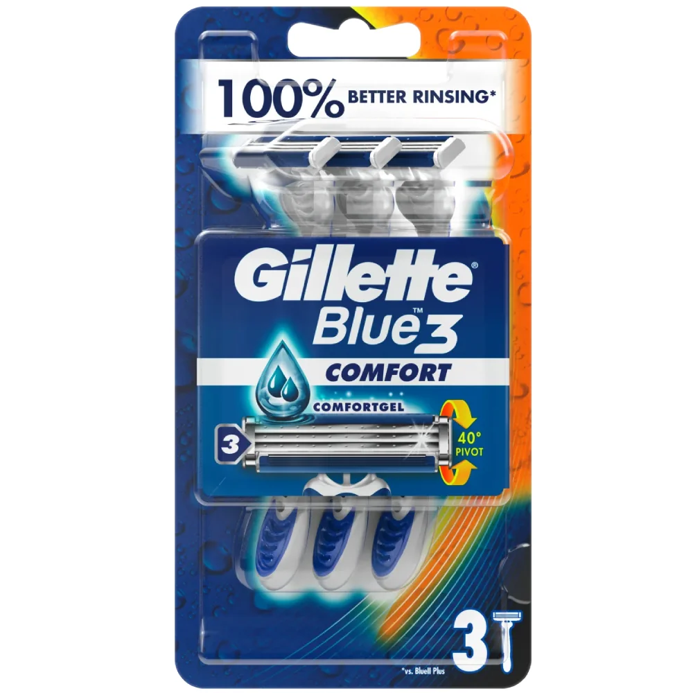 Aparat de ras Blue 3 Comfort, 3 bucati, Gillette