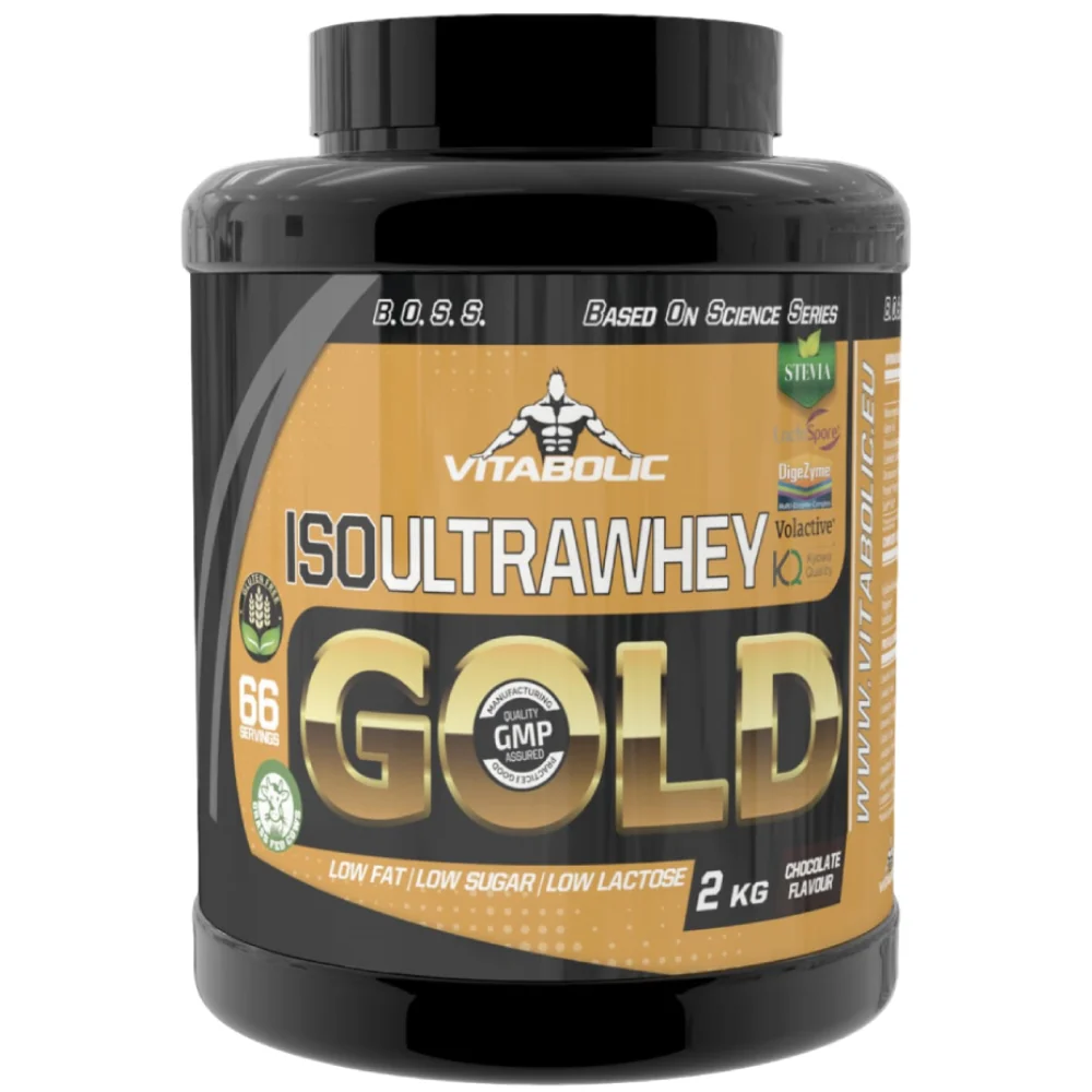 ISO UltraWhey Gold Ciocolata, 2kg, Vitabolic