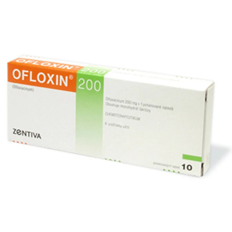 Ofloxin 200mg, 10 comprimate, Zentiva