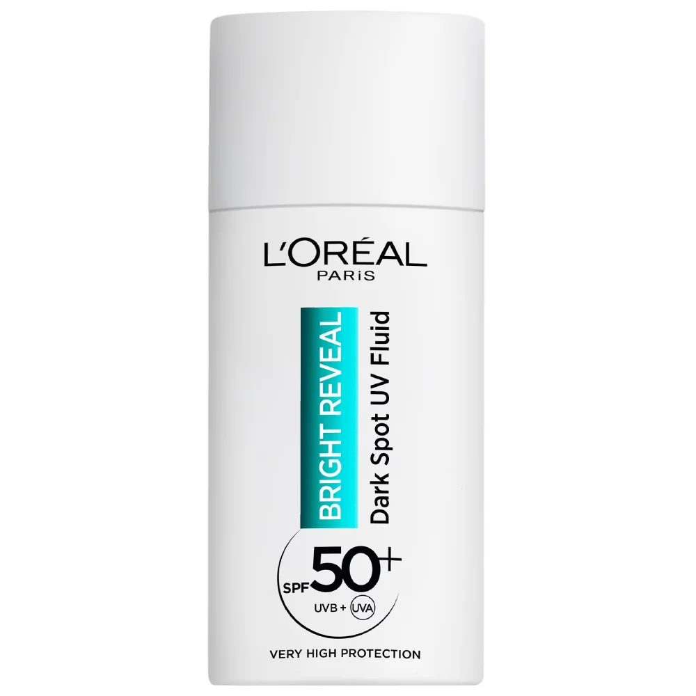 Crema fluida SPF 50+ anti pete pigmentare Bright Reveal, 50ml, L'Oreal Paris