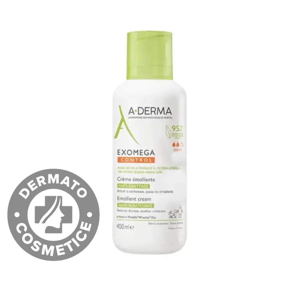 Crema emolienta Exomega Control, 400ml, A-Derma 