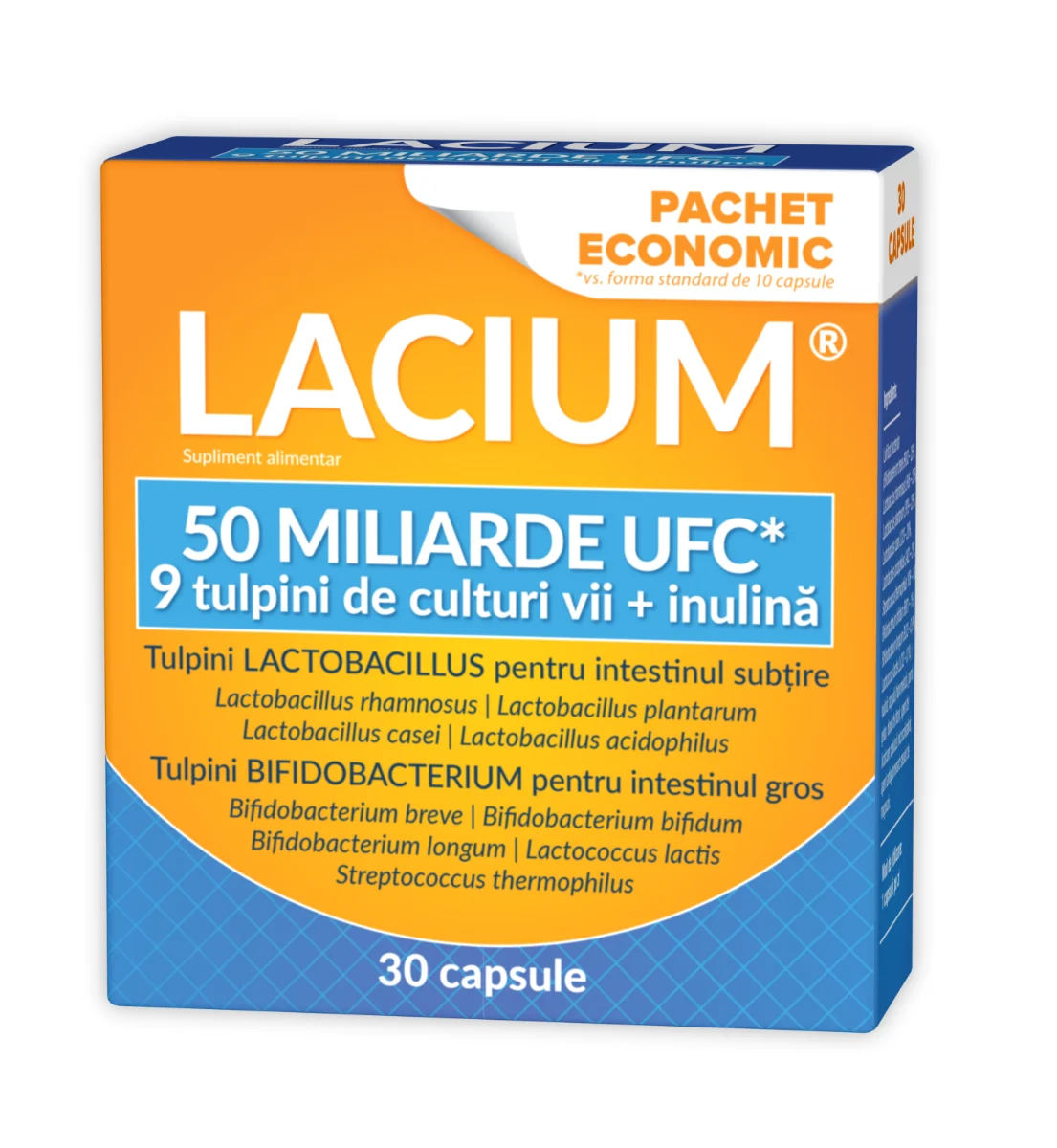 Lacium 50 miliarde UFC, 30 capsule, Zdrovit