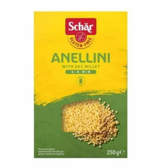 Paste anellini fara gluten, 250g, Schar