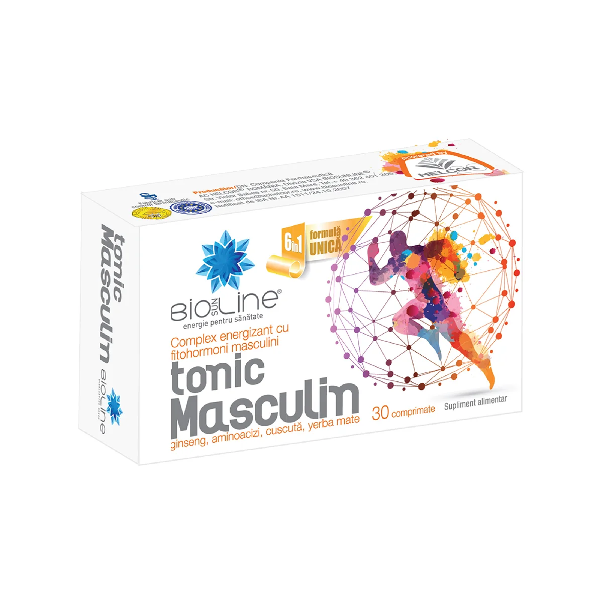 Tonic masculin, 30 comprimate, BioSunLine