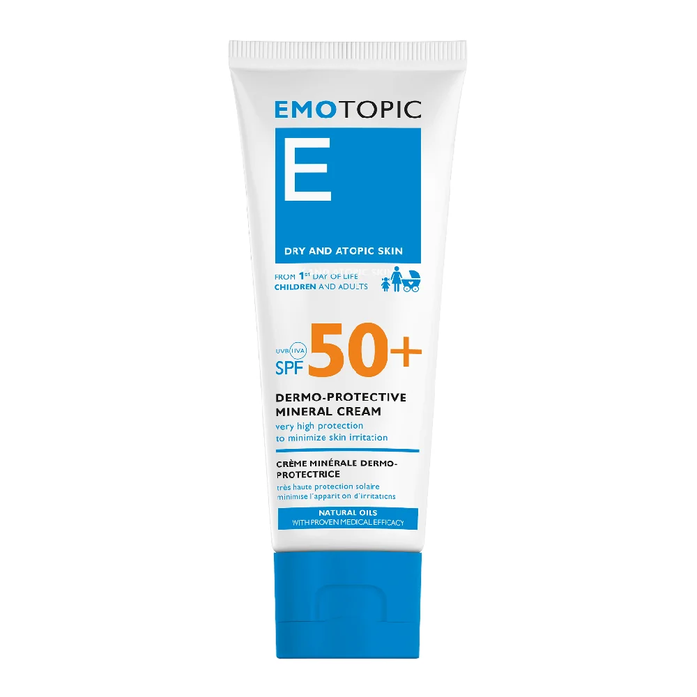 Crema minerala dermo-protectoare SPF50+ Dry and Atopic E, 75ml, Pharmaceris 