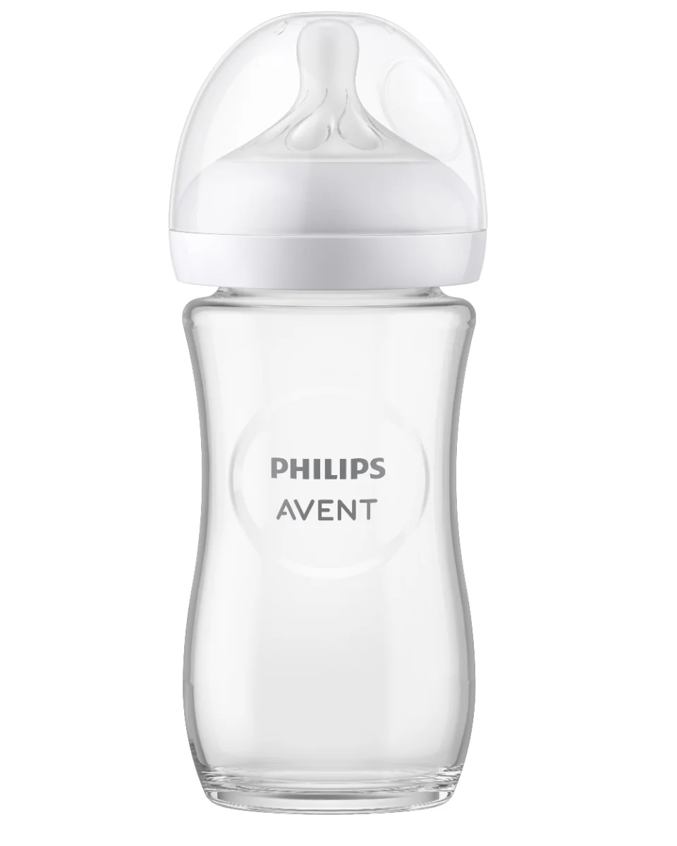 Biberon sticla pentru +1 luna Natural Response SCY933/01, 240ml, Philips Avent 