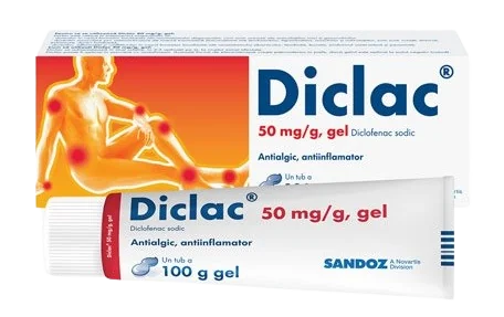 Diclac gel 5%, 100g, Sandoz