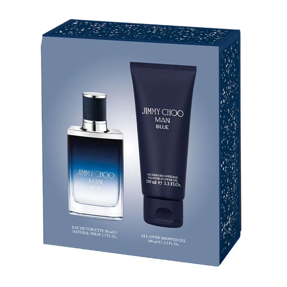 Set pentru barbati Apa de toaleta 50ml + Gel de dus 100ml Man Blue, Jimmy Choo 