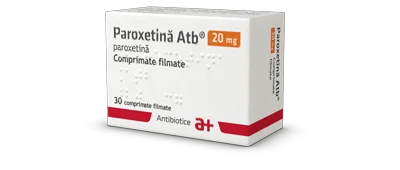 Paroxetina 20mg, 30 comprimate filmate, Antibiotice 