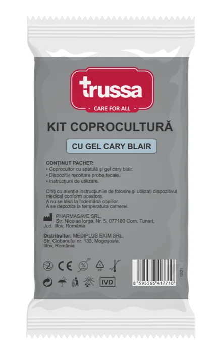 Trussa Kit coprocultor cu gel, 1 bucata