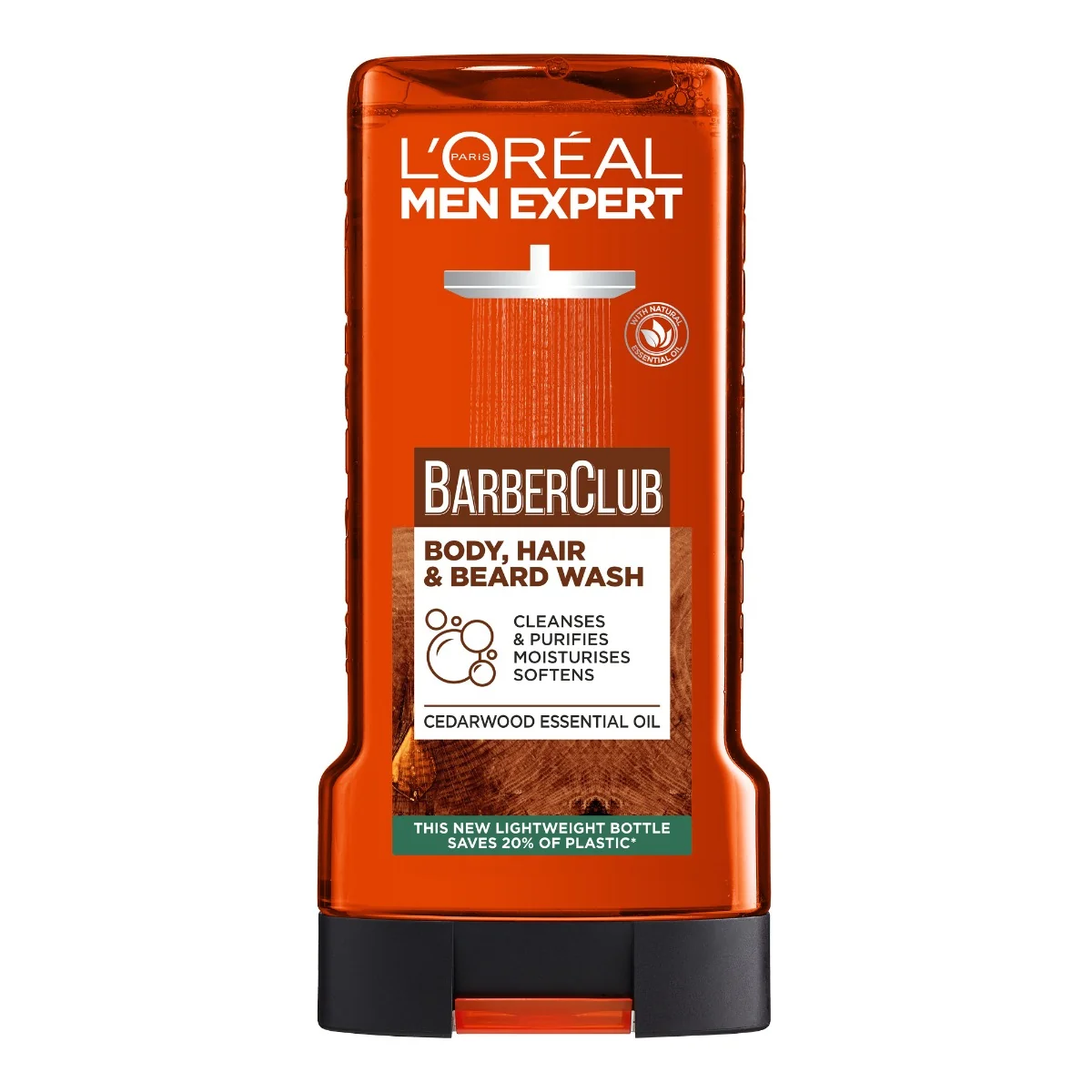 Gel de dus pentru barbati Barber Club Men Expert, 300ml, L'Oreal Paris 