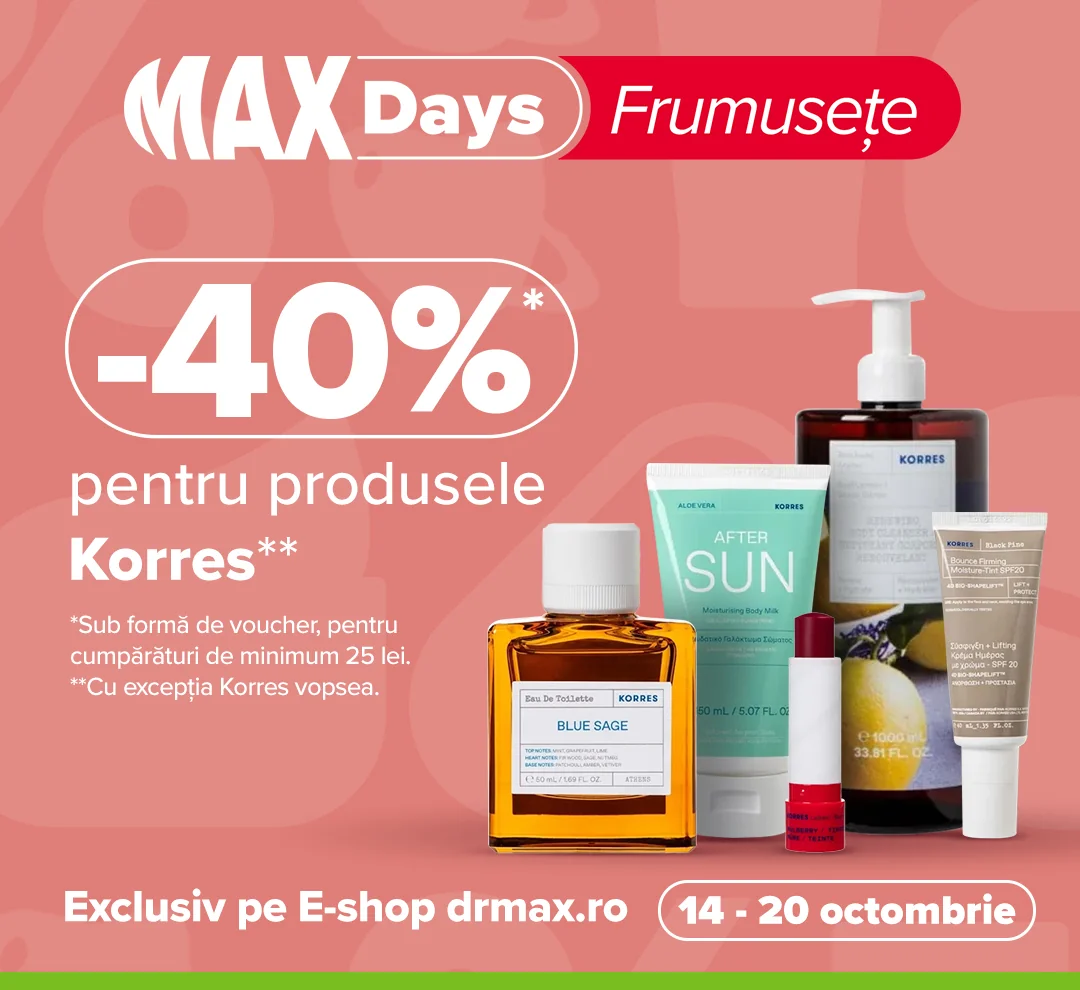 Max Days Frumusete Octombrie 2024 Korres