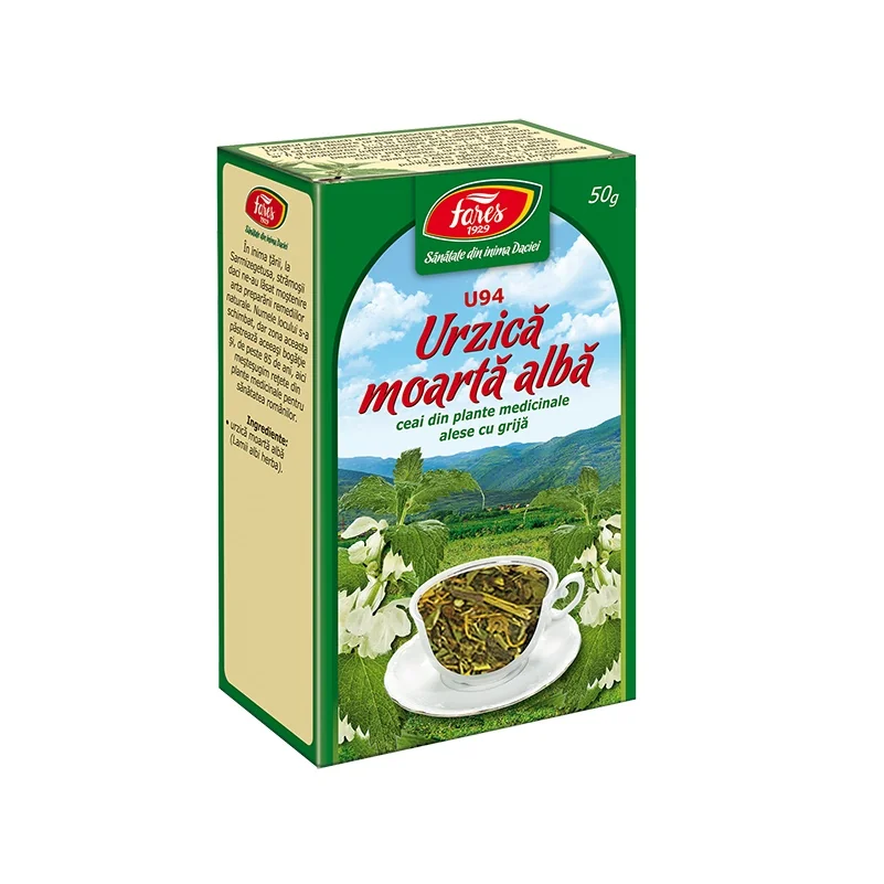 Ceai de urzica moarta alba U94, 50g, Fares